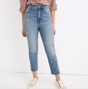 Madewell The Curvy Perfect Vintage Jean in Coffey Wash Worn-In Edition 25 Petite